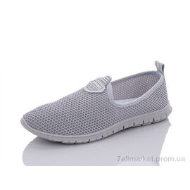 Сліпони жіночі тканинні Літо 536 grey (10 пар р.36-40) "RGP" недорого оптом від прямого постачальника