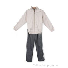 Фотография Спортивный костюм детский Весна/осень T3533 (11321) beige (4 шт. р.сетка S-XL) "Obuvok" недорого оптом от прямого поставщика