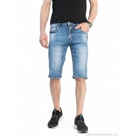 Фотография Шорты мужские Лето 0209 синій (8 шт. р.сетка 27-34) "Massmag" недорого оптом от прямого поставщика