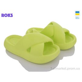 Фотография Шлепки женские облегченные Лето Progress 138 салатовий (8 пар р.36-40) "Roks" недорого оптом от прямого поставщика
