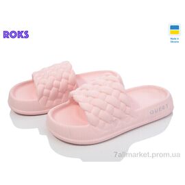 Фотография Шлепки женские облегченные Лето Verta 2001 пудра (6 пар р.36-41) "Roks" недорого оптом от прямого поставщика