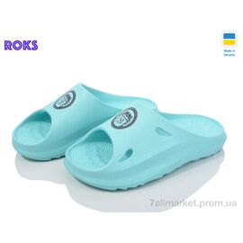 Фотография Шлепки женские облегченные Лето Verta 2002 бірюза (6 пар р.36-41) "Roks" недорого оптом от прямого поставщика