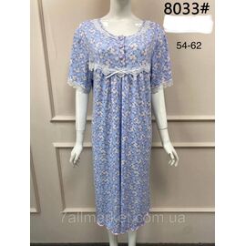 Фотография Ночная рубашка женская/батал размеры 54-62 (3цв)"FLOWER" купить недорого от прямого поставщика