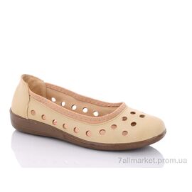 Фотография Туфли женские стильные Лето 215 beige (8 пар р.38-43) "RGP" недорого оптом от прямого поставщика