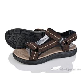 Фотография Сандалии мужские летние Лето 4073-L9031-7 (8 пар р.41-46) "Мир" недорого оптом от прямого поставщика