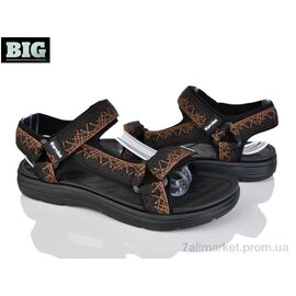 Сандалії чоловічі літні Літо 4073-L9031-6 (8 пар р.41-46) "BIG" недорого оптом від прямого постачальника