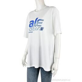 Фотография Футболка женская Лето 4071-W02-2 white (5 шт. р.сетка S-2XL) "Мир" недорого оптом от прямого поставщика