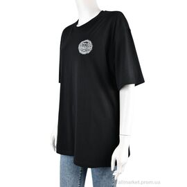 Фотография Футболка женская Лето 4071-W03-1 black (5 шт. р.сетка S-2XL) "Мир" недорого оптом от прямого поставщика