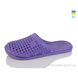 Шльопанці жіночі полегшені Літо A4 фіолетовий (8 пар р.36-41) "Inblue" недорого оптом від прямого постачальника
