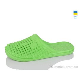 Шльопанці жіночі полегшені Літо A4 зелений (8 пар р.36-41) "Inblue" недорого оптом від прямого постачальника