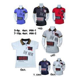 футболка дитяча на хлопчика 66-1 grey р.3-6 "MMZ" недорого оптом від прямого постачальника