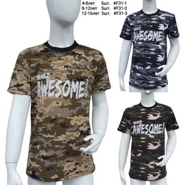 футболка дитяча на хлопчика F31-1 green р.4-8 "MMZ" недорого оптом від прямого постачальника