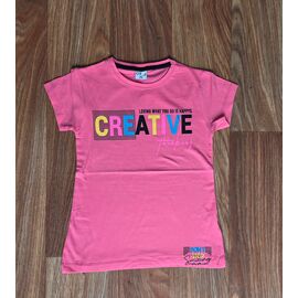 футболка дитяча на дівчинку M283 pink р.9-13 "MMZ" недорого оптом від прямого постачальника