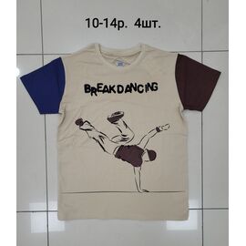 футболка дитяча на хлопчика M251 beige р.10-14 "MMZ" недорого оптом від прямого постачальника
