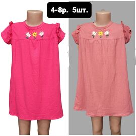 Сукня дитяча легка на дівчинку M268 coral р.4-8 "MMZ" недорого оптом від прямого постачальника