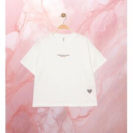 Фотография Футболка детская на девочку M254 white р.10-14 "MMZ" недорого оптом от прямого поставщика