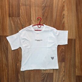 Фотография Футболка детская на девочку M255 white р.10-14 "MMZ" недорого оптом от прямого поставщика