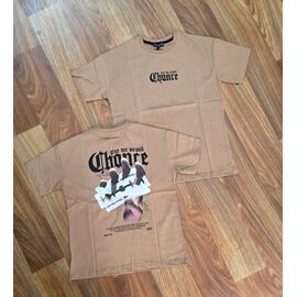 Фотография Футболка детская на мальчика M267 beige р.8-16 "MMZ" недорого оптом от прямого поставщика