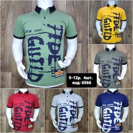 футболка дитяча на хлопчика 6566 green р.9-12 "MMZ" недорого оптом від прямого постачальника