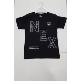 футболка дитяча на хлопчика M286 black р.4-8 "MMZ" недорого оптом від прямого постачальника