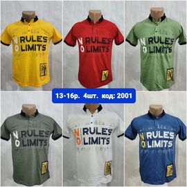 Фотография Футболка детская на мальчика 2001 khaki р.13-16 "MMZ" недорого оптом от прямого поставщика