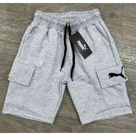 Фотография Шорты детские на мальчика M91 grey р.9-13 "MMZ" недорого оптом от прямого поставщика