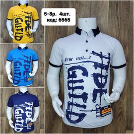 футболка дитяча на хлопчика 6565 blue р.5-8 "MMZ" недорого оптом від прямого постачальника