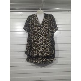 Фотография Пижама лёгкая женская A18 brown р.50-60 "Akvarel" недорого оптом от прямого поставщика