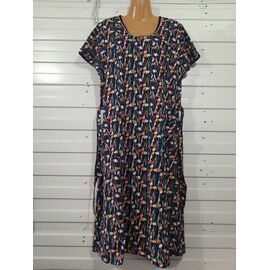 Фотография Платье летнее женское A50 black р.52-62 "Akvarel" недорого оптом от прямого поставщика