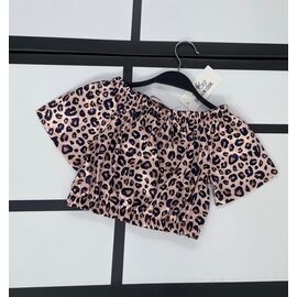 Топик дитячий на дівчинку 578 brown р.128-146 "Kosmy" недорого оптом від прямого постачальника