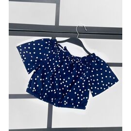 Топик дитячий на дівчинку 578-1 navy р.128-146 "Kosmy" недорого оптом від прямого постачальника