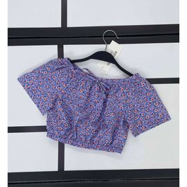 Фотография Топик детский на девочку 578-1 blue-red р.128-146 "Kosmy" недорого оптом от прямого поставщика