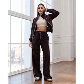 Фотография Костюм спортивный женский тёплый Д134 brown р.S-XL "AZNA" недорого оптом от прямого поставщика