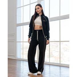 Фотография Костюм спортивный женский тёплый Д134 black р.S-XL "AZNA" недорого оптом от прямого поставщика