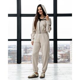 Фотография Костюм спортивный женский тёплый Т6 beige р.XS-L "AZNA" недорого оптом от прямого поставщика