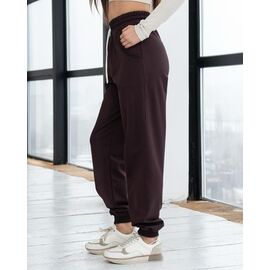 Штани спортивні жіночі Б41 brown р.S-XL "AZNA" недорого оптом від прямого постачальника