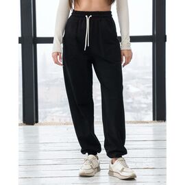 Штани спортивні жіночі Б41 black р.S-XL "AZNA" недорого оптом від прямого постачальника