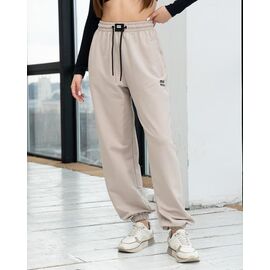 Штани спортивні жіночі Б28 beige р.S-XL "AZNA" недорого оптом від прямого постачальника