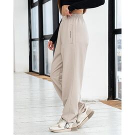 Штани спортивні жіночі Б82 beige р.S-XL "AZNA" недорого оптом від прямого постачальника