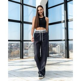 Штани спортивні жіночі Б50 d.grey р.S-XL "AZNA" недорого оптом від прямого постачальника