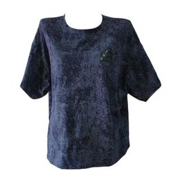 Фотография Футболка женская 3732 navy р.54-62 "WHITE" недорого оптом от прямого поставщика