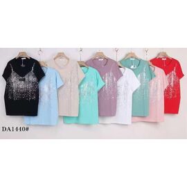 футболка жіноча DA1440 mix р.54-62 "WHITE" недорого оптом від прямого постачальника