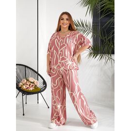 Фотография Костюм женский 700 powder р.48-54 "OSKA" недорого оптом от прямого поставщика