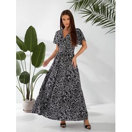 Фотография Платье летнее женское 706 black р.44-50 "OSKA" недорого оптом от прямого поставщика