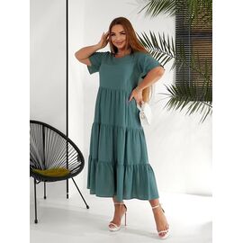 Сукня літня жіноча 893 green р.50-56 "Potok" недорого оптом від прямого постачальника
