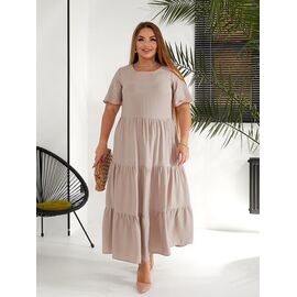 Сукня літня жіноча 893 beige р.50-56 "Potok" недорого оптом від прямого постачальника