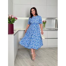 Фотография Платье летнее женское 884 l.blue р.50-54 "Potok" недорого оптом от прямого поставщика
