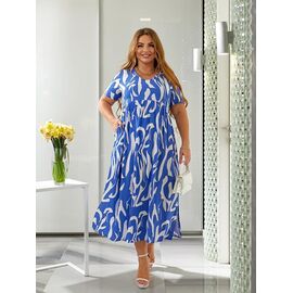 Сукня літня жіноча 887 l.blue р.50-60 "Potok" недорого оптом від прямого постачальника