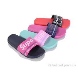 Шльопанці дитячі літні Літо M941L mix (12) (12 пар р.36-41) "Alex" недорого оптом від прямого постачальника