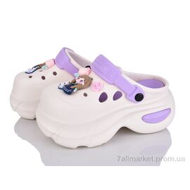 Крокси жіночі літні Літо 24506-375B (8 пар р.36-41) "Luck Line" недорого оптом від прямого постачальника